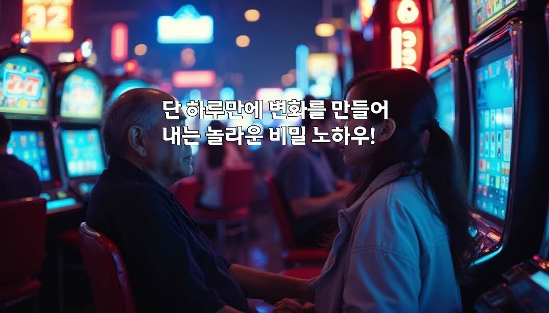 단 하루만에 변화를 만들어내는 놀라운 비밀 노하우!