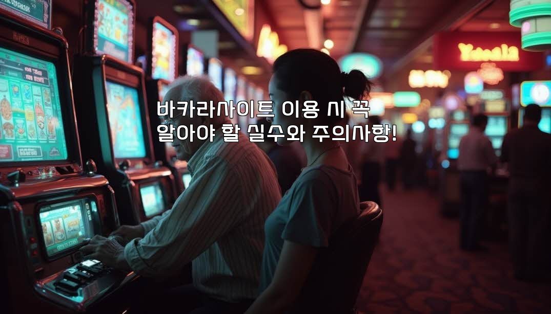 바카라사이트 이용 시 꼭 알아야 할 실수와 주의사항!